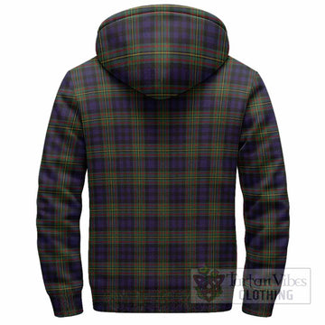 MacLellan (McLellan) Tartan Crest Sherpa Hoodie Ferocious Lion Style