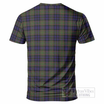 MacLellan (McLellan) Tartan Crest T-Shirt Ferocious Lion Style