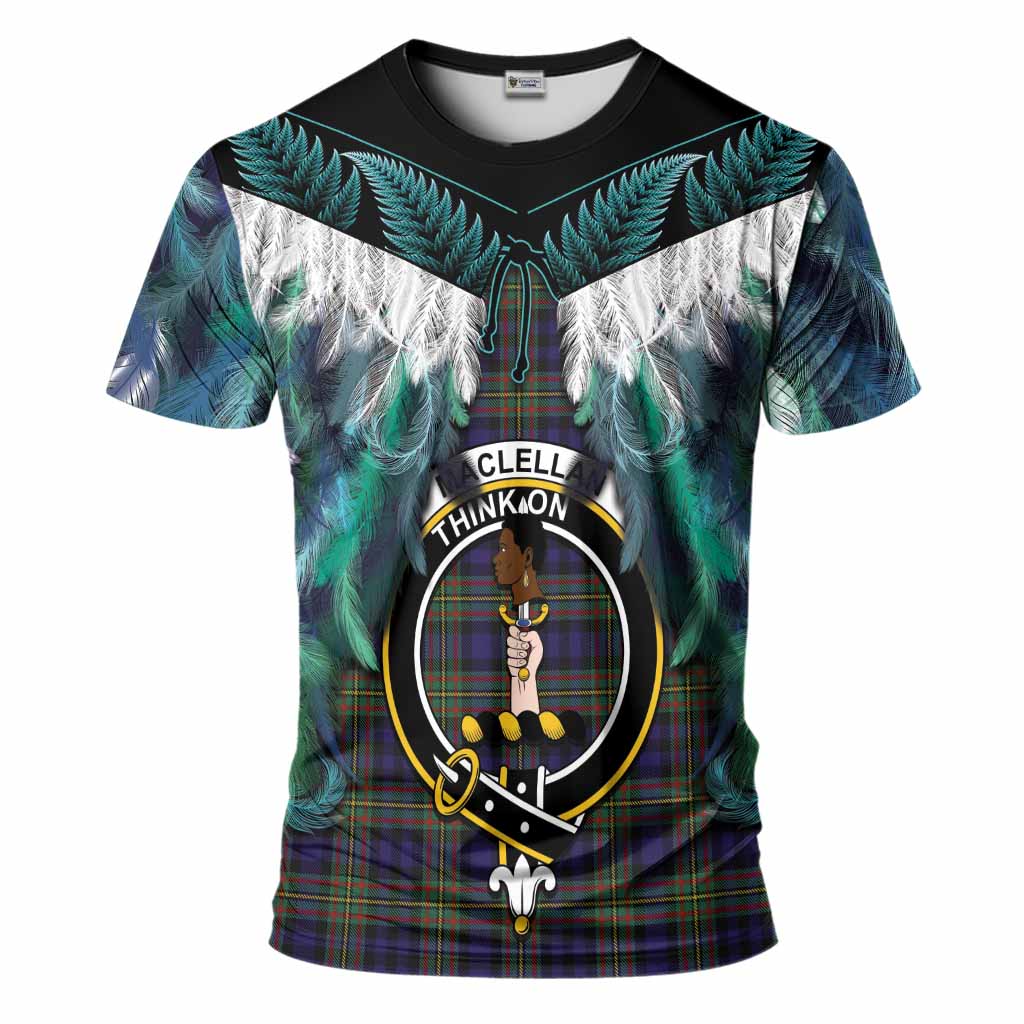 MacLellan (McLellan) Tartan Crest T-Shirt New Zealand Maori Korowai Cloak