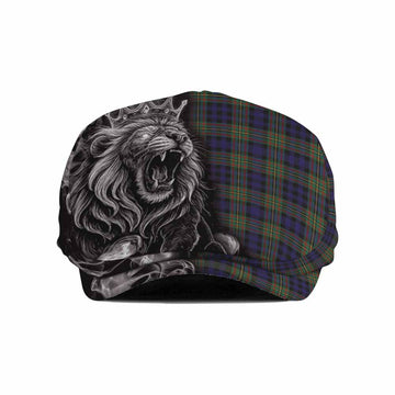 MacLellan (McLellan) Tartan Flat Cap, Jeff Cap Roaring Lion Heritage