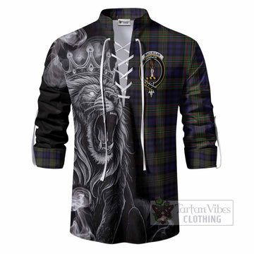 MacLellan (McLellan) Tartan Ghillie Shirt Roaring Lion Heritage