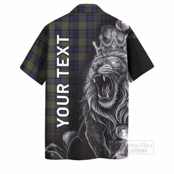 MacLellan (McLellan) Tartan Hawaiian Shirt Roaring Lion Heritage