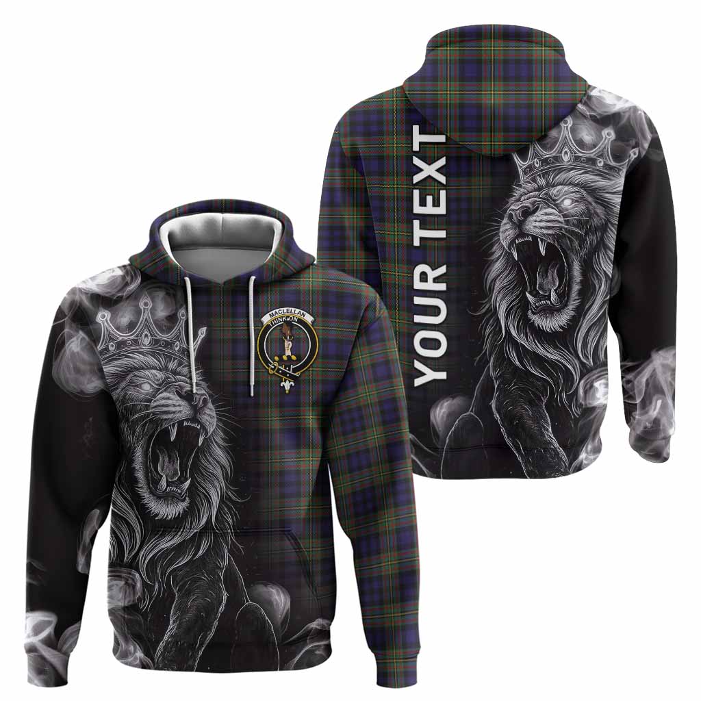 MacLellan (McLellan) Tartan Hoodie Roaring Lion Heritage