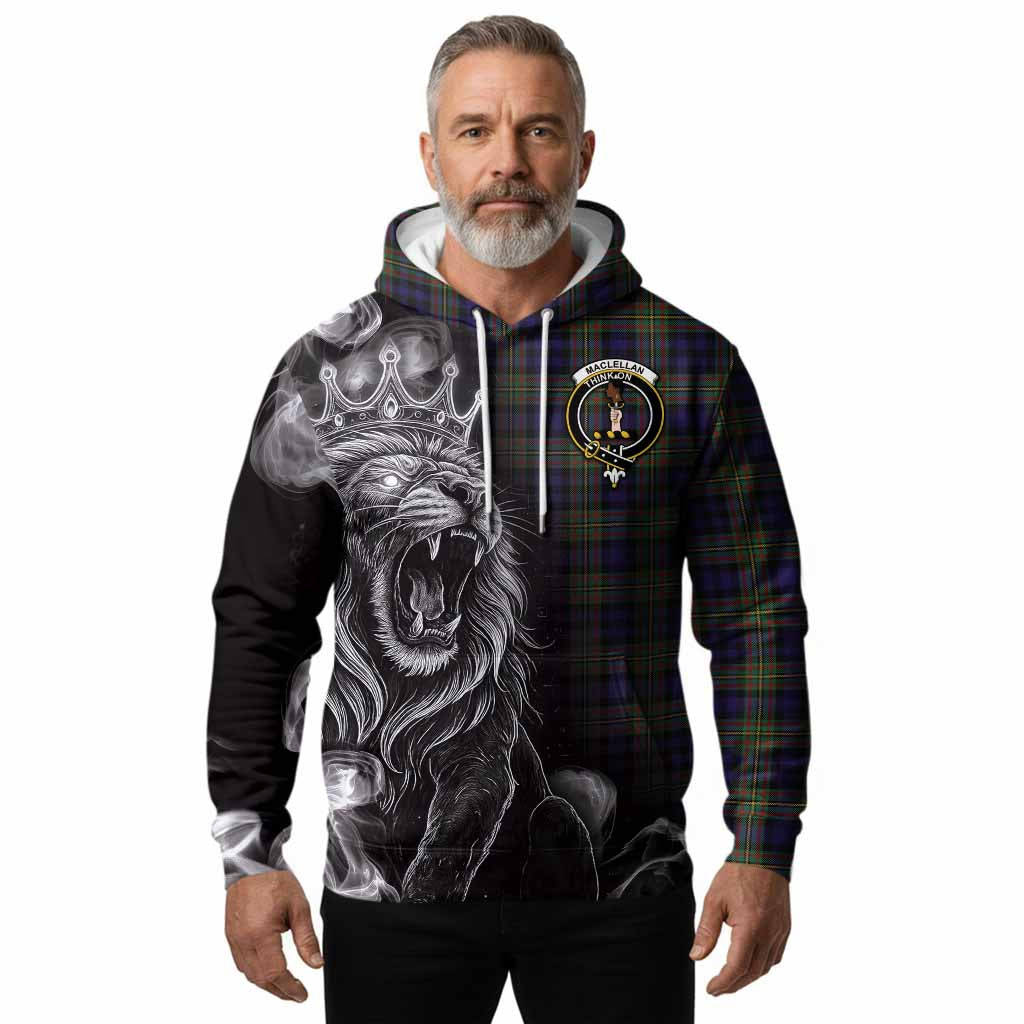 MacLellan (McLellan) Tartan Hoodie Roaring Lion Heritage
