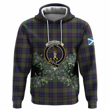 MacLellan (McLellan) Tartan Hoodie Thistle Scottish Spirit