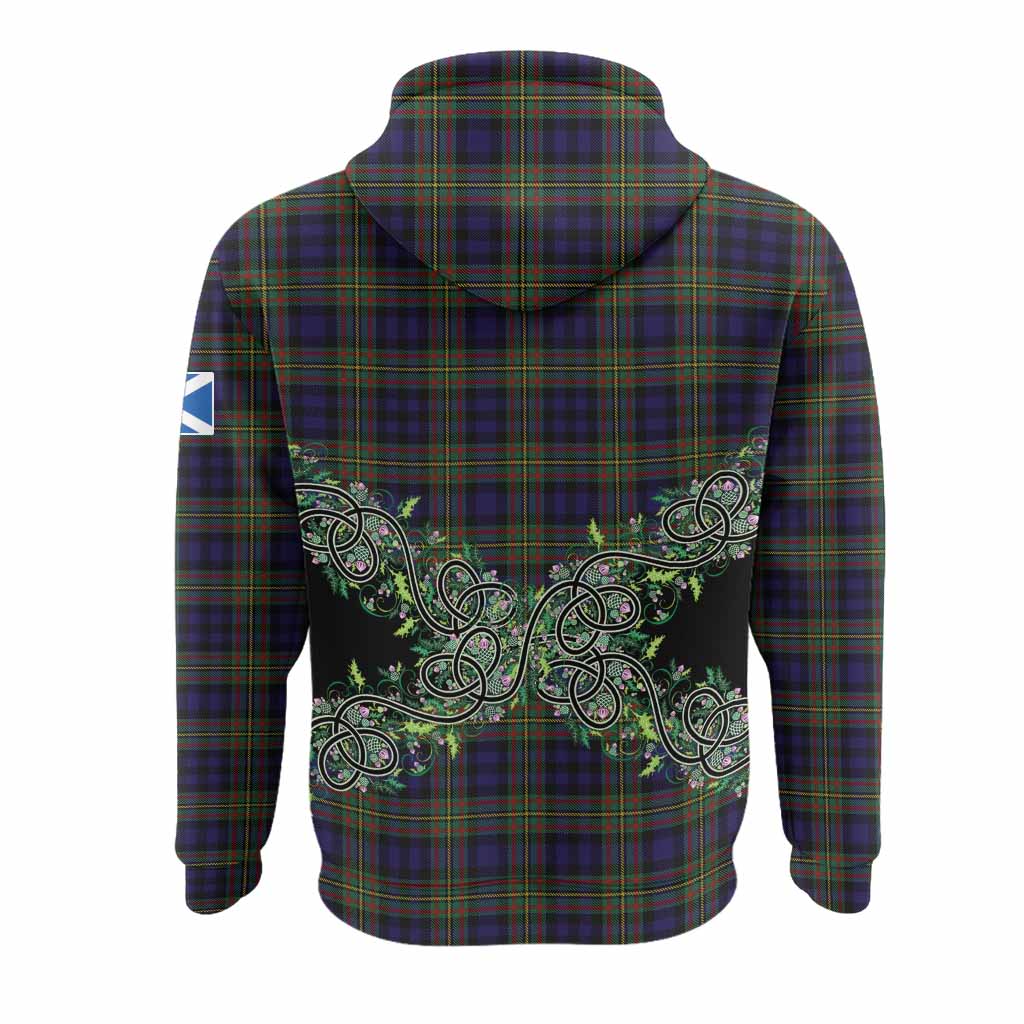 MacLellan (McLellan) Tartan Hoodie Thistle Scottish Spirit