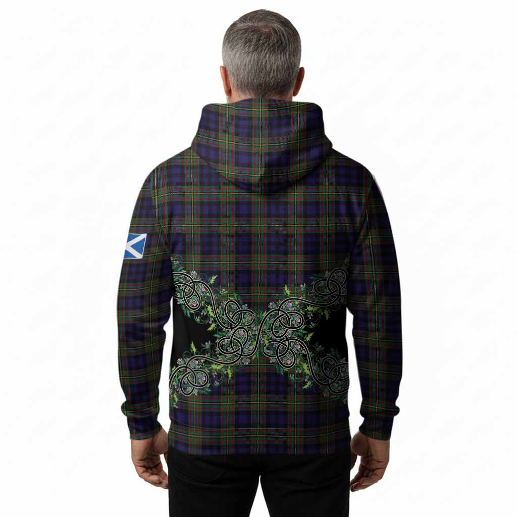 MacLellan (McLellan) Tartan Hoodie Thistle Scottish Spirit