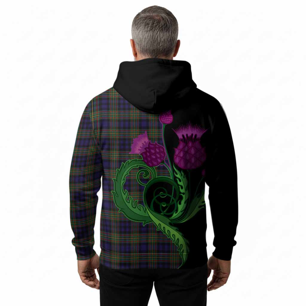 MacLellan (McLellan) Tartan Hoodie Traditional Scottish Thistle