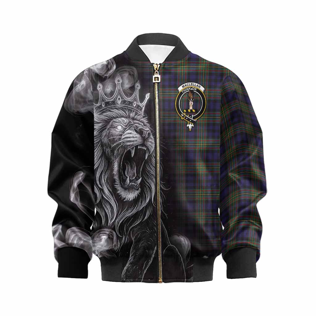 MacLellan (McLellan) Tartan Kid Bomber Jacket Roaring Lion Heritage