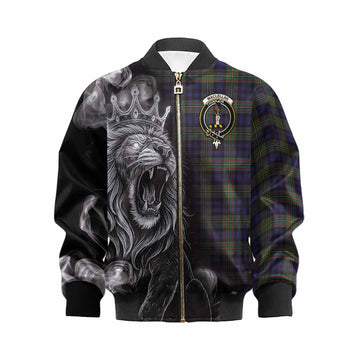 MacLellan (McLellan) Tartan Kid Bomber Jacket Roaring Lion Heritage