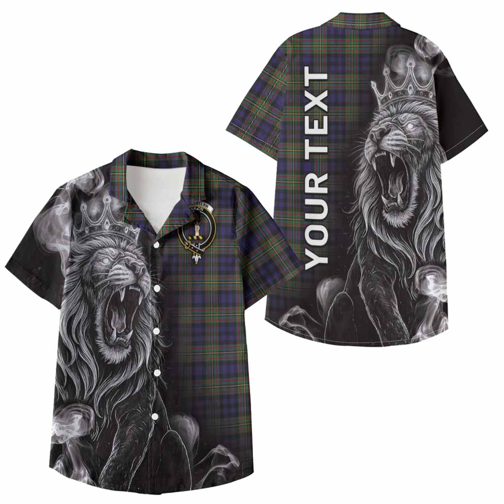 MacLellan (McLellan) Tartan Kid Hawaiian Shirt Roaring Lion Heritage