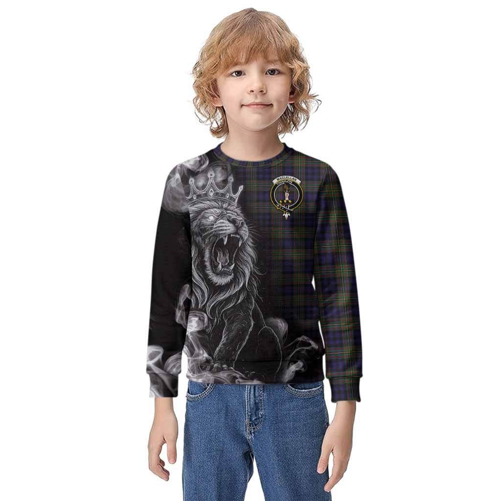 MacLellan (McLellan) Tartan Kid Knitted Sweatshirt Roaring Lion Heritage
