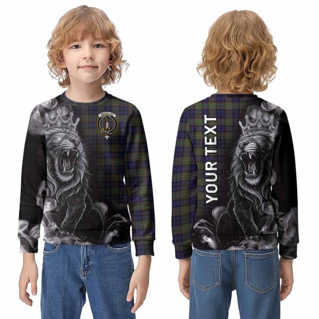MacLellan (McLellan) Tartan Kid Knitted Sweatshirt Roaring Lion Heritage