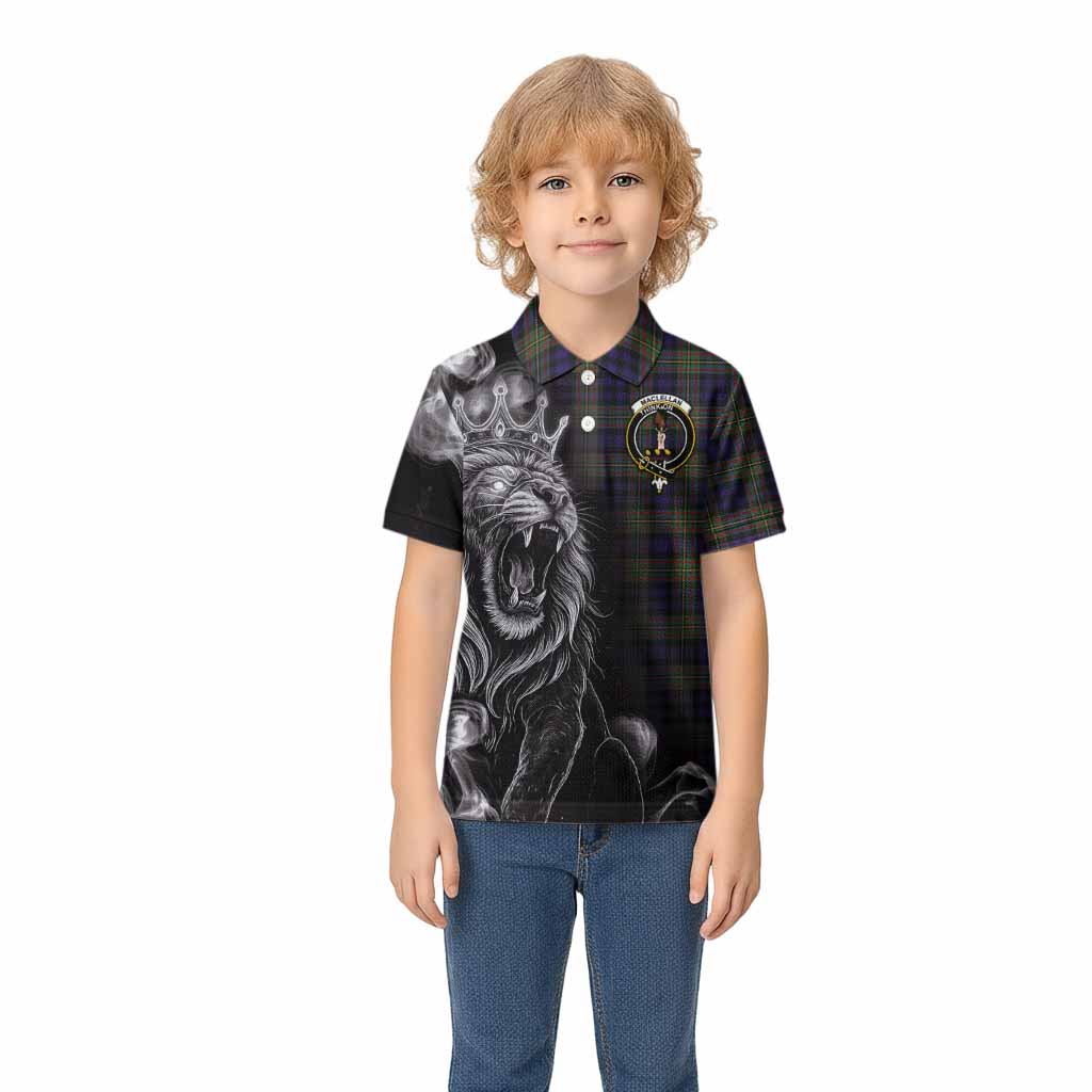 MacLellan (McLellan) Tartan Kid Polo Shirt Roaring Lion Heritage
