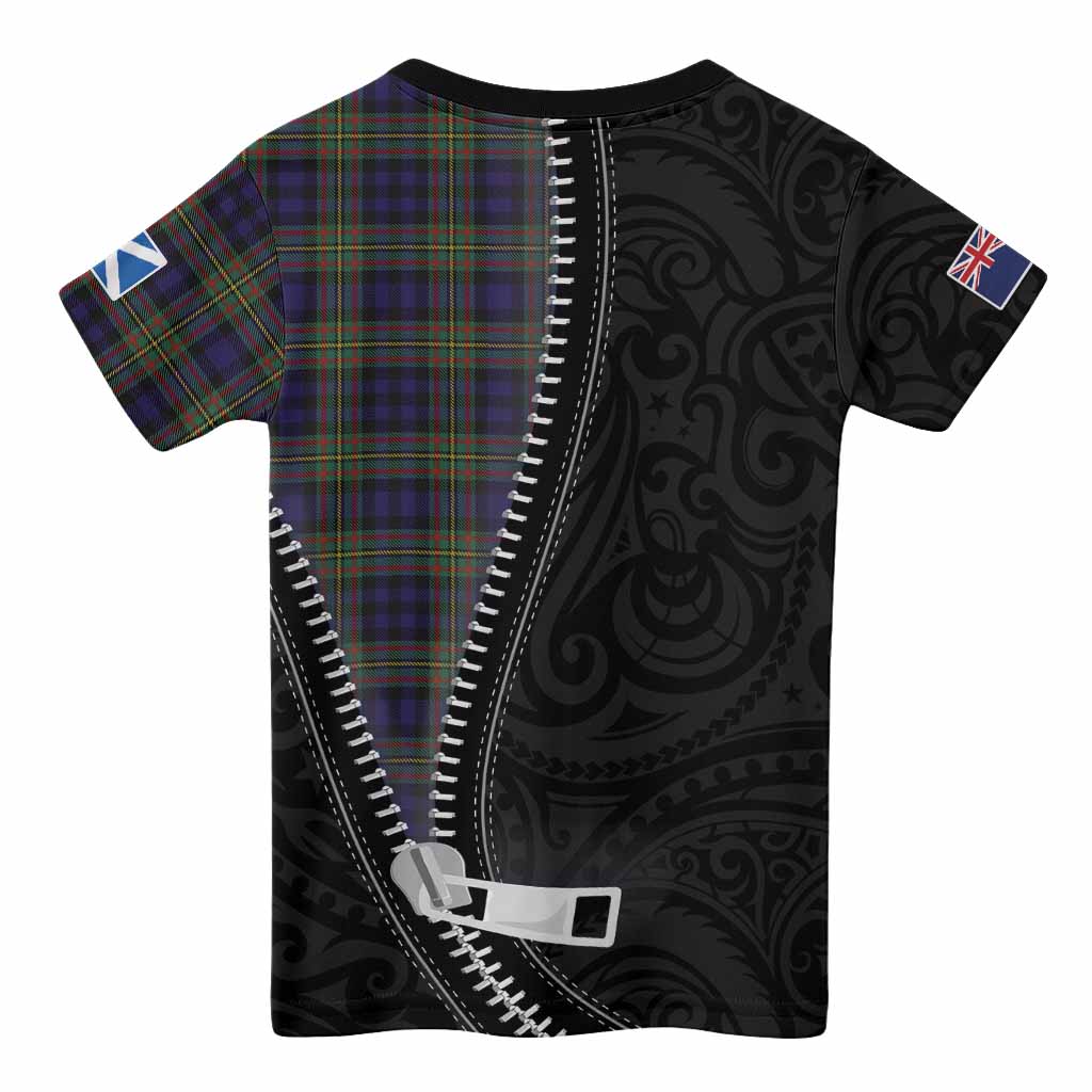 MacLellan (McLellan) Tartan Kid T-shirt New Zealand Pattern Unique Zipper Stylized