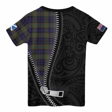 MacLellan (McLellan) Tartan Kid T-shirt New Zealand Pattern Unique Zipper Stylized