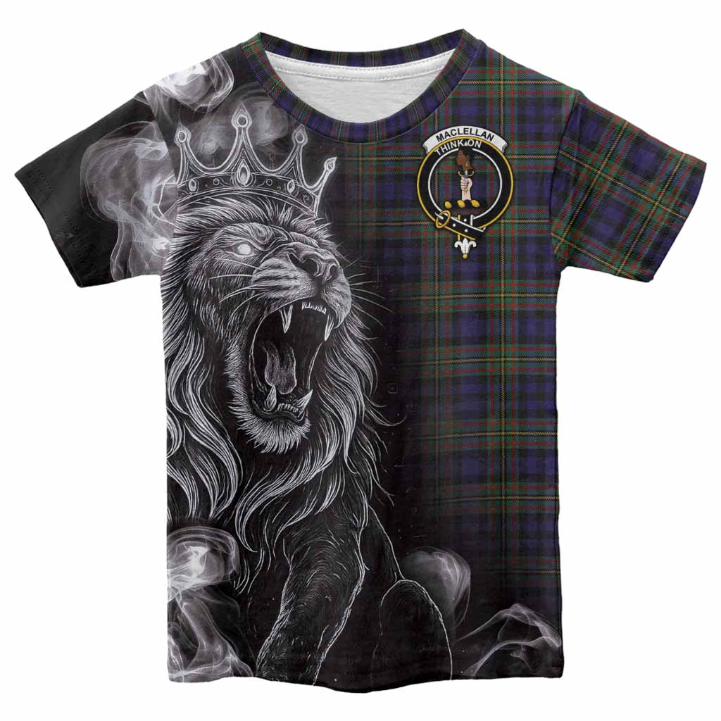 MacLellan (McLellan) Tartan Kid T-shirt Roaring Lion Heritage