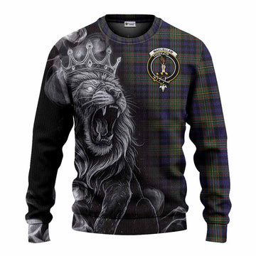 MacLellan (McLellan) Tartan Knitted Sweater Roaring Lion Heritage