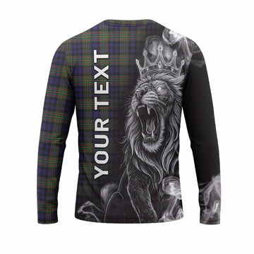MacLellan (McLellan) Tartan Long Sleeve T-Shirt Roaring Lion Heritage