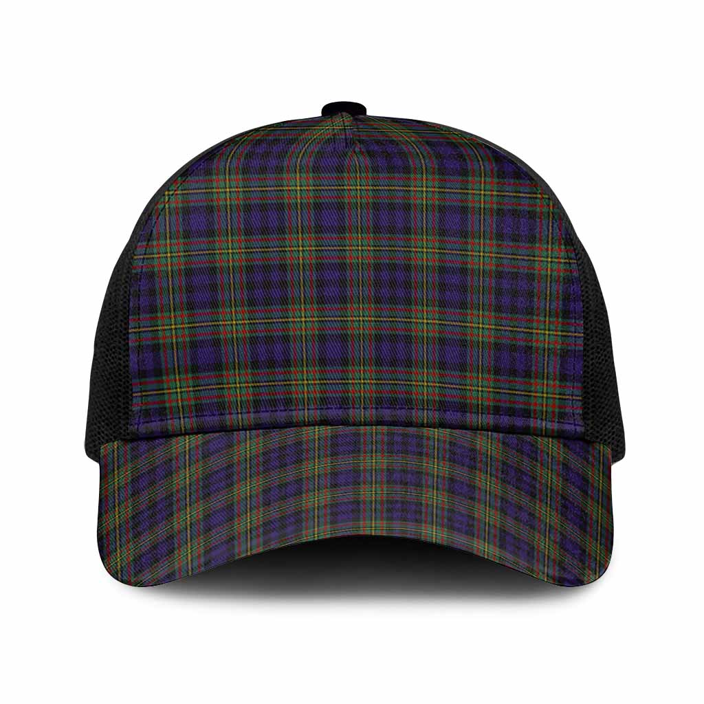 MacLellan (McLellan) Tartan Mesh Trucker Cap One Size (Adjustable) Black - Tartan Vibes Clothing