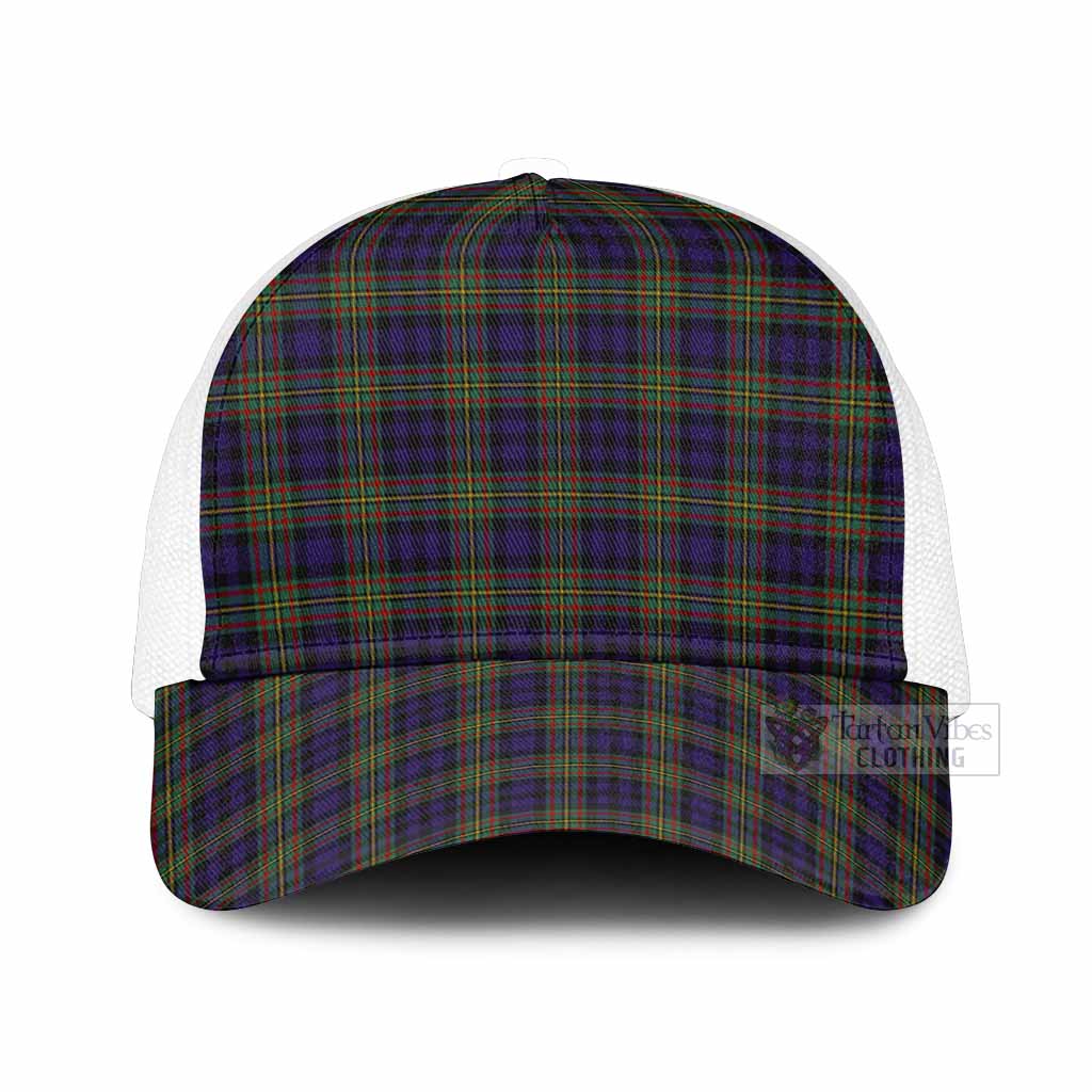 MacLellan (McLellan) Tartan Mesh Trucker Cap One Size (Adjustable) White - Tartan Vibes Clothing