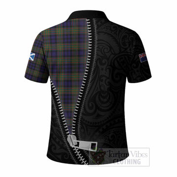 MacLellan (McLellan) Tartan Polo Shirt New Zealand Pattern Unique Zipper Stylized
