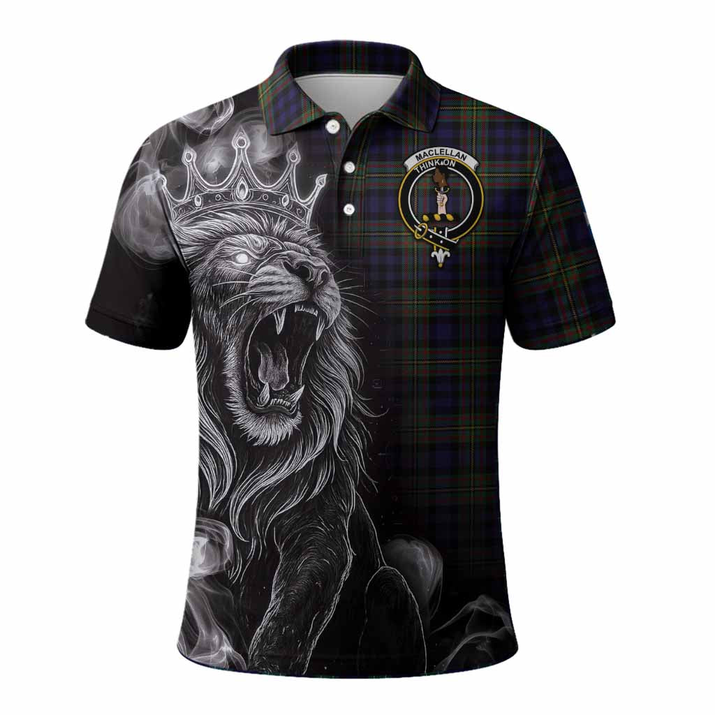 MacLellan (McLellan) Tartan Polo Shirt Roaring Lion Heritage