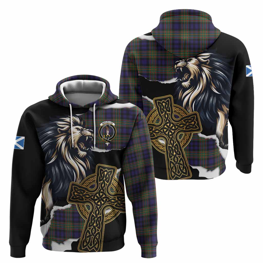 MacLellan (McLellan) Tartan Scottish Hoodie Lion Celtic Heritage