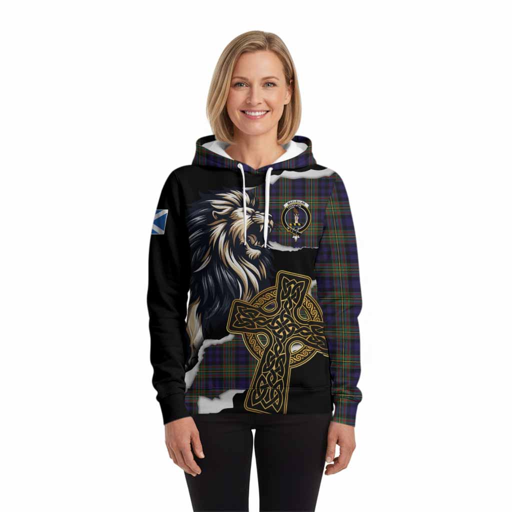 MacLellan (McLellan) Tartan Scottish Hoodie Lion Celtic Heritage