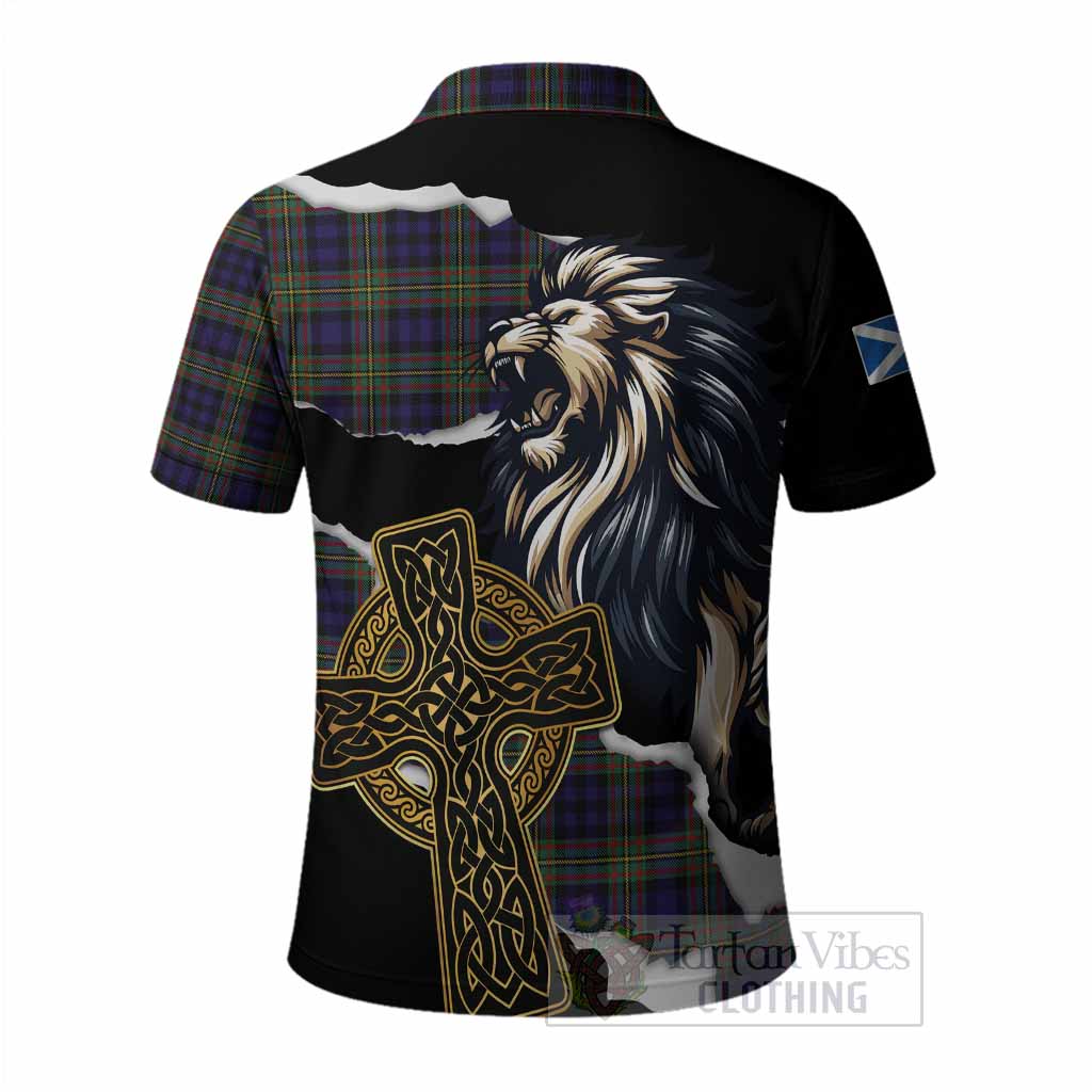 MacLellan (McLellan) Tartan Scottish Polo Shirt Lion Celtic Heritage