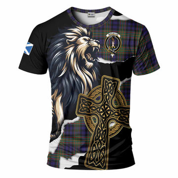MacLellan (McLellan) Tartan Scottish T-Shirt Lion Celtic Heritage