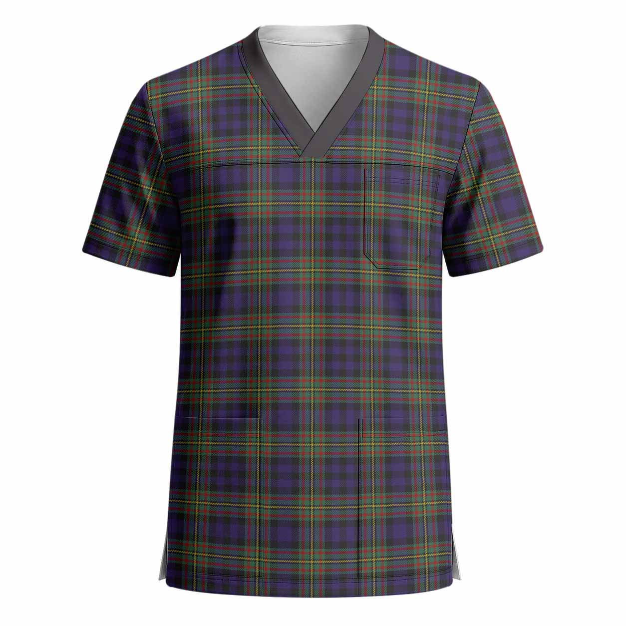 MacLellan (McLellan) Tartan Scrub Top - Tartan Vibes Clothing