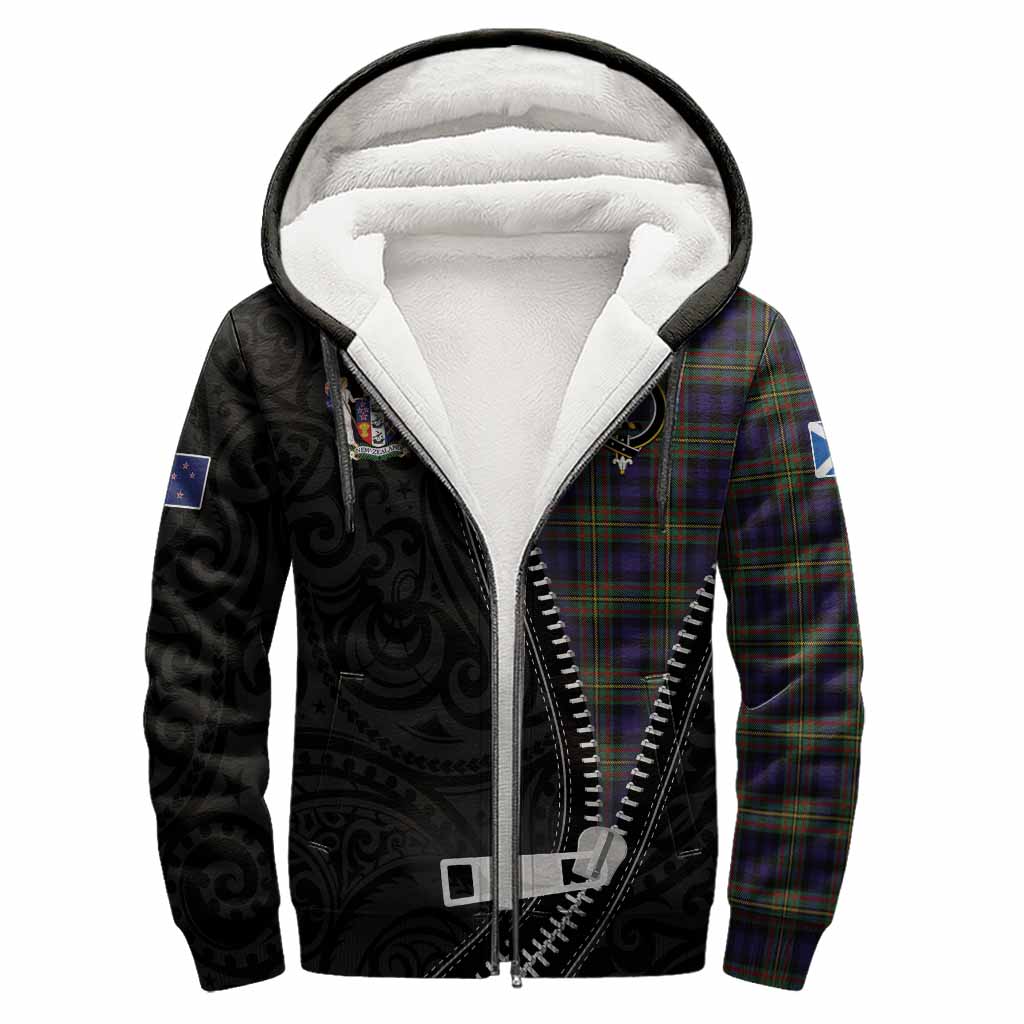 MacLellan (McLellan) Tartan Sherpa Hoodie New Zealand Pattern Unique Zipper Stylized