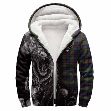 MacLellan (McLellan) Tartan Sherpa Hoodie Roaring Lion Heritage