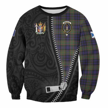 MacLellan (McLellan) Tartan Sweatshirt New Zealand Pattern Unique Zipper Stylized