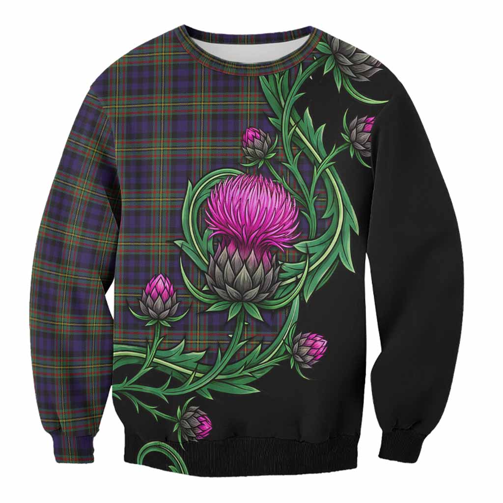 MacLellan (McLellan) Tartan Sweatshirt Resilient Scottish Thistle Unisex - Tartan Vibes Clothing