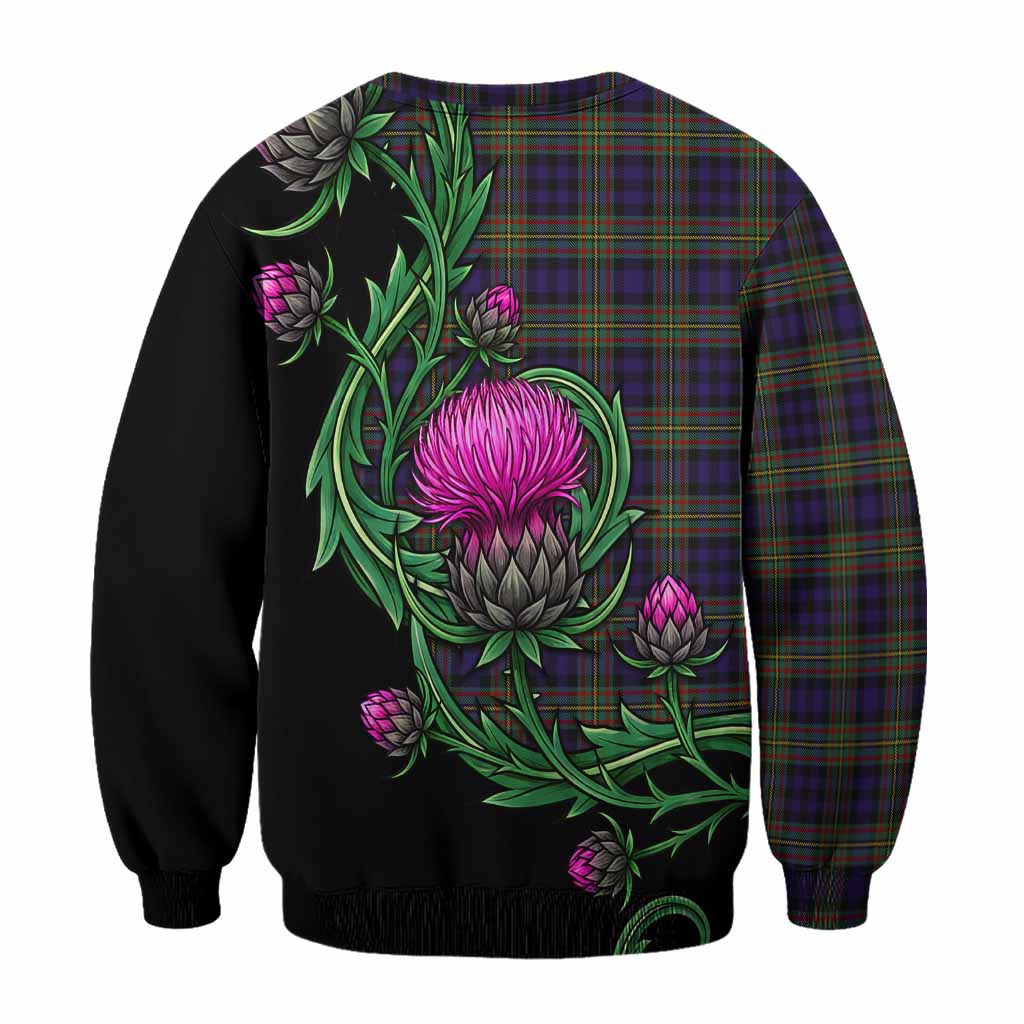 MacLellan (McLellan) Tartan Sweatshirt Resilient Scottish Thistle - Tartan Vibes Clothing