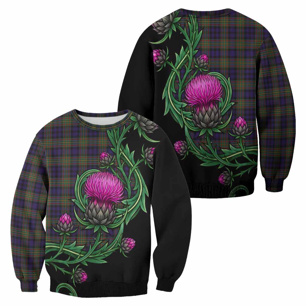MacLellan (McLellan) Tartan Sweatshirt Resilient Scottish Thistle - Tartan Vibes Clothing