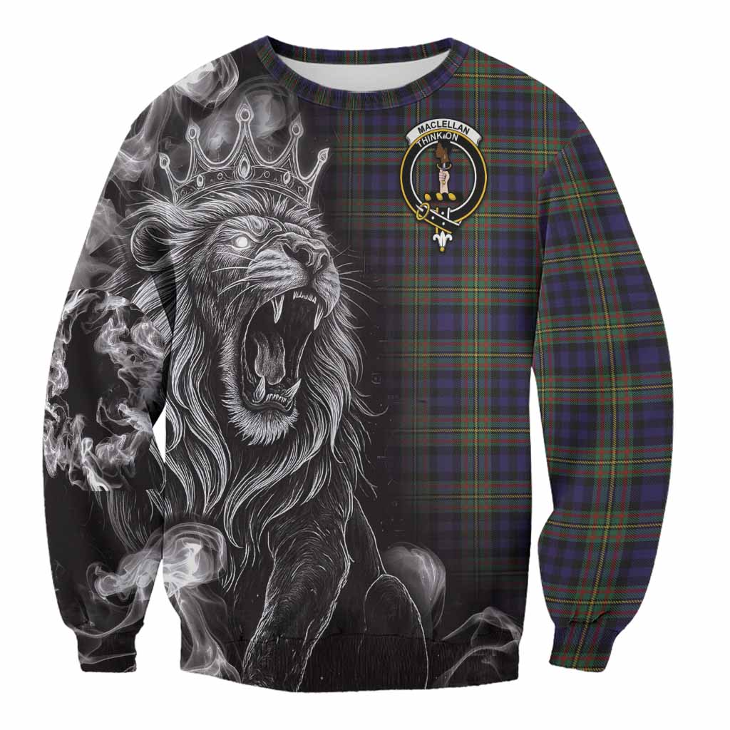 MacLellan (McLellan) Tartan Sweatshirt Roaring Lion Heritage