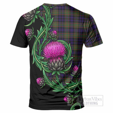 MacLellan (McLellan) Tartan T-Shirt Resilient Scottish Thistle