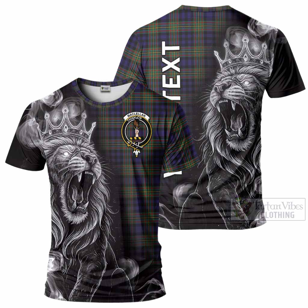 MacLellan (McLellan) Tartan T-Shirt Roaring Lion Heritage