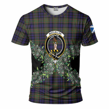 MacLellan (McLellan) Tartan T-Shirt Thistle Scottish Spirit