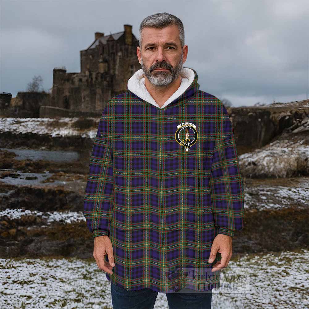 MacLellan (McLellan) Tartan Wearable Blanket with Family Crest - Tartan Vibes Clothing