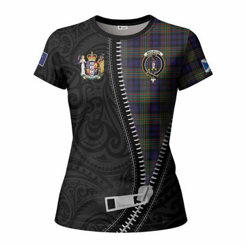 MacLellan (McLellan) Tartan Women T shirt New Zealand Pattern Unique Zipper Stylized