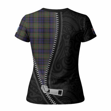 MacLellan (McLellan) Tartan Women T shirt New Zealand Pattern Unique Zipper Stylized