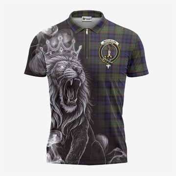 MacLellan (McLellan) Tartan Zipper Polo Shirt Roaring Lion Heritage