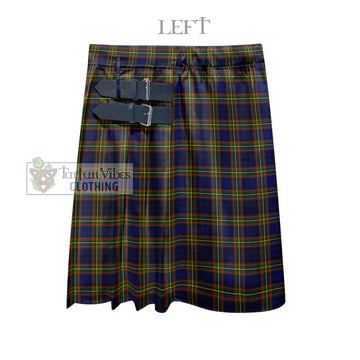 MacLellan Modern Tartan Men's Pleated Skirt - Fashion Casual Retro Scottish Kilt Style