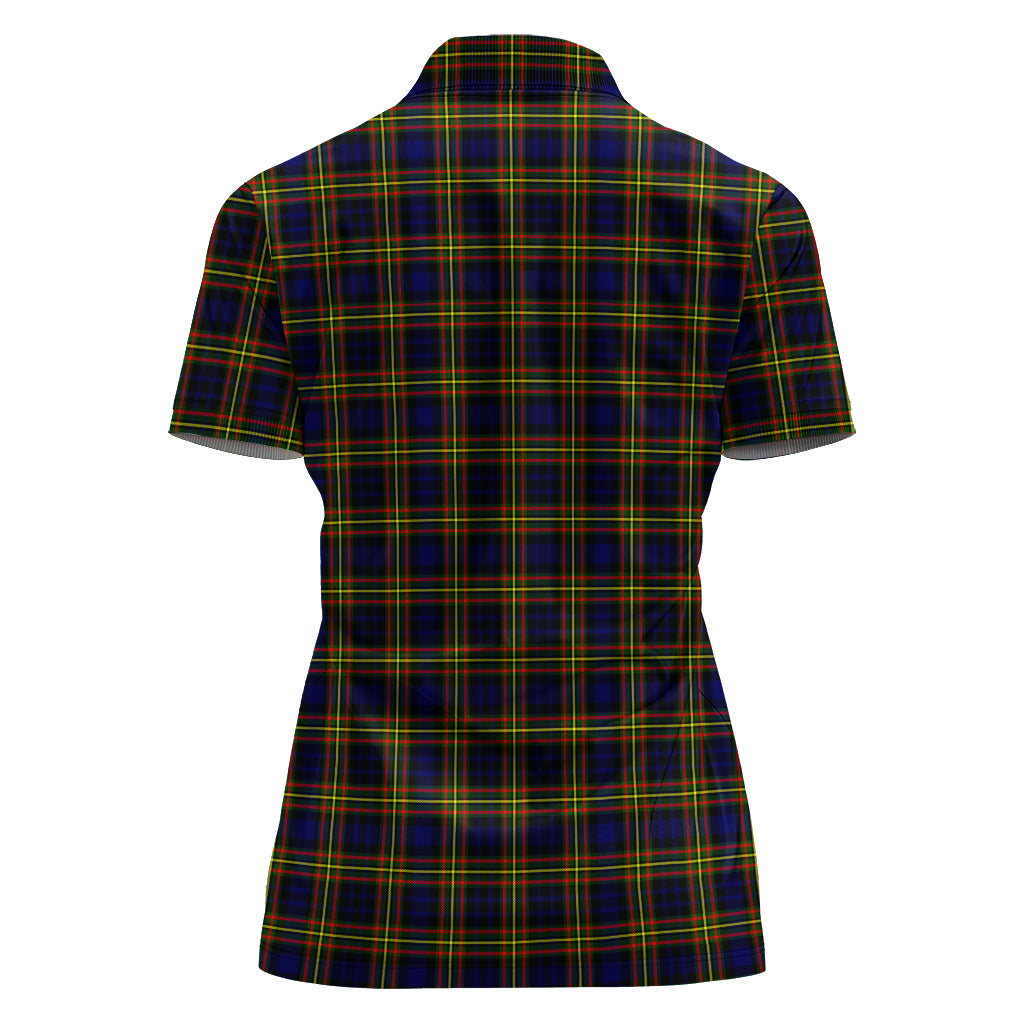 maclellan-modern-tartan-polo-shirt-with-family-crest-for-women