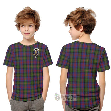 MacLennan (McLennan) Tartan Kid T-Shirt with Family Crest Youth XL Size14 - Tartanvibesclothing Shop