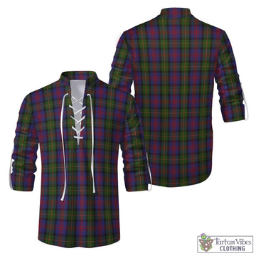 Tartan Vibes Clothing MacLennan Tartan Men's Scottish Traditional Jacobite Ghillie Kilt Shirt